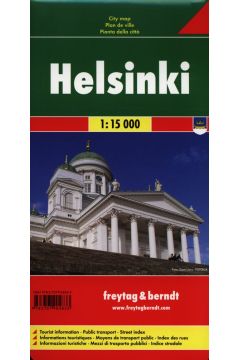 Mapa Helsinki 1:15 000