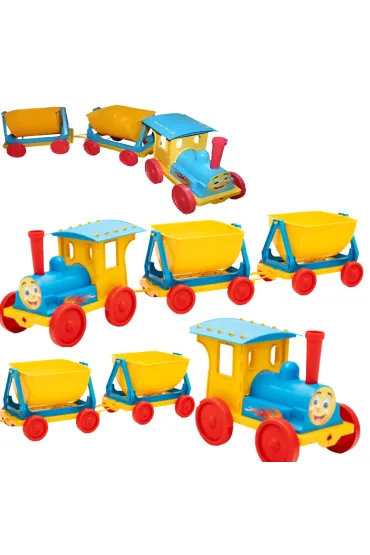 Poci�g z dwoma wagonikami mix 3Toysm