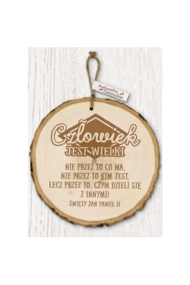 Sentencja EAS-23 Sentencja JPII (Cz�owiek jest wielki)