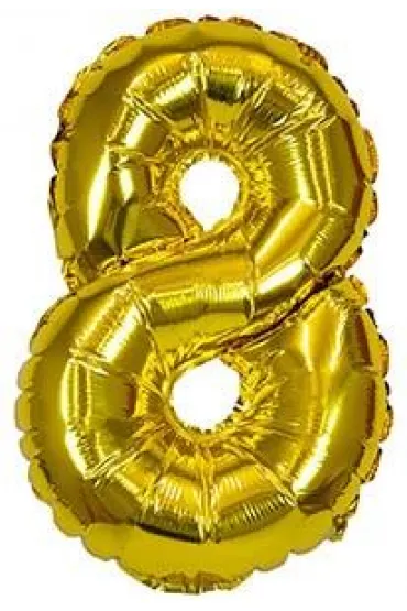 Balon foliowy XXL 8 z�oty 61cm
