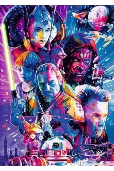 Puzzle 500 el. 2D Star Wars Mroczne Widmo Ravensburger