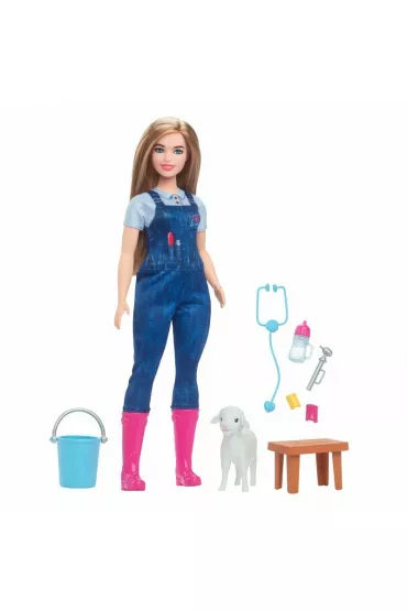 Barbie Kariera. Lalka Weterynarka na farmie HRG42 Mattel