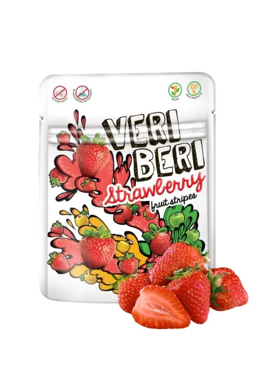 Veri Beri �elki truskawkowe paski owocowe 50 g