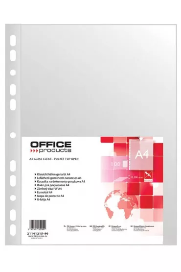 Office Products Koszulki na dokumenty A4 PP groszkowe 40mikr. 100 szt.