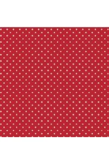Serwetki Lunch Daisy - White Dots on Red SDOG036801
