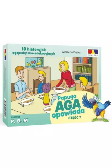 Historyjki obrazkowe. Papuga Aga opowiada cz.7