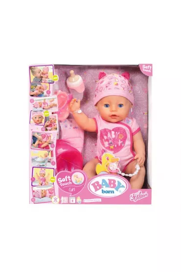 BABY born - Lalka interaktywna Soft Touch Dziewczynka 43 cm Zapf