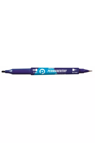 Tetis Marker permamentny premium niebieski 3mm/0,8mm