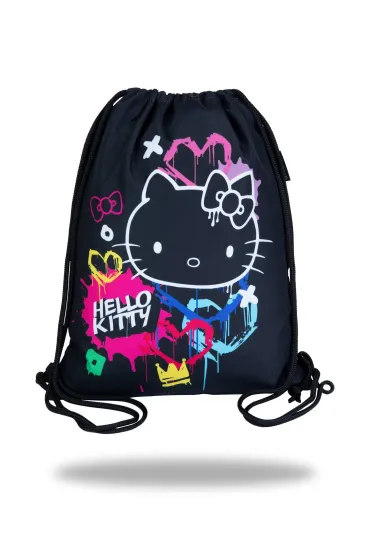 Patio Worek na buty Hello Kitty Beta Black Neon