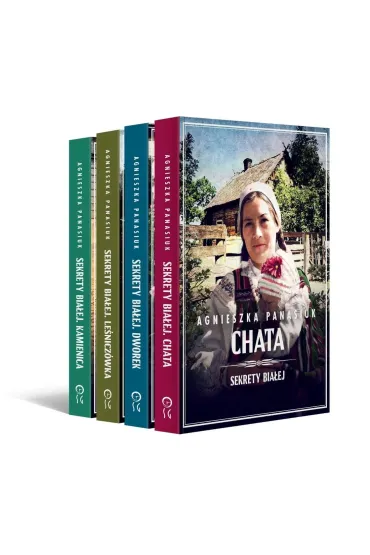 Pakiet Sekrety Bia�ej: Tomy 1-4: Kamienica, Le�nicz�wka, Chata, Dworek - Agnieszka Panasiuk