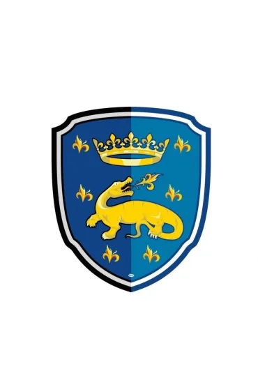 Tarcza rycerska z salamandr� Papo