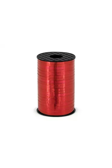 PartyDeco Wst��ka plastikowa czerwona 5mm x 225m