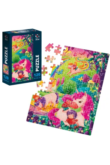 Puzzle 120 el. De.tail. T�czowy spacer Roter Kafer