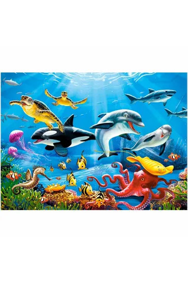 Puzzle 200 el. Tropikalny podwodny �wiat Castorland