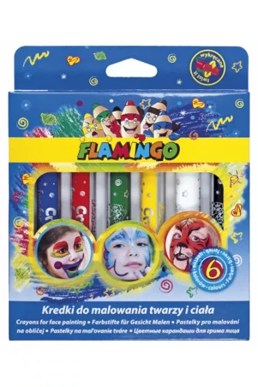 Hasta Kredki do malowania twarzy i cia�a 6 kolor�w