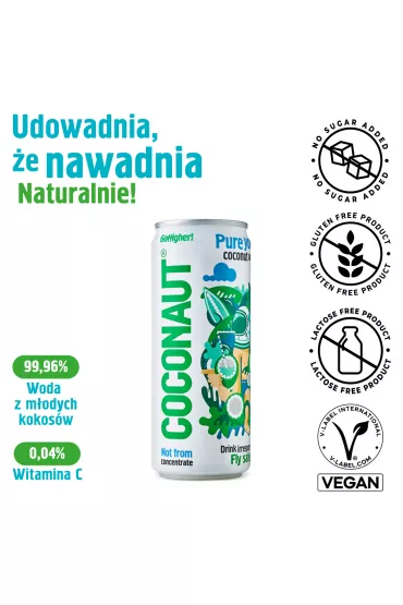 Coconaut Woda kokosowa z modego kokosa 320 ml