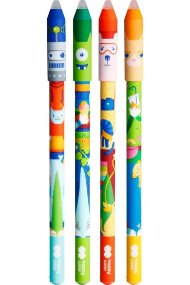 Happy Color D�ugopis wymazywalny COOL GANG, 0.5 mm, niebieski