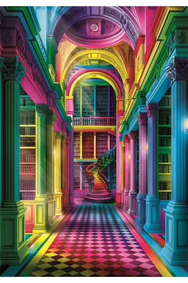 Puzzle 1000 el. Compact Colorboom Athenaeum Clementoni