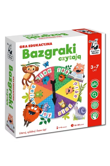 Bazgraki czytaj�. Gra edukacyjna. Kapitan Nauka - Katarzyna Urbaniak, Agnieszka Ulatowska