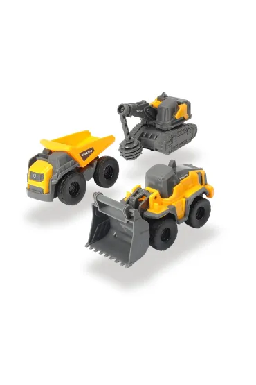 Pojazdy budowlane Volvo 3-pak Dickie Toys