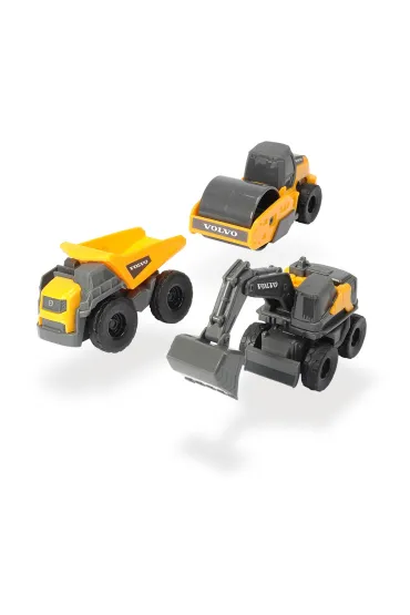 Pojazdy budowlane Volvo 3-pak Dickie Toys