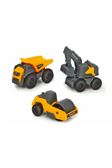 Pojazdy budowlane Volvo 3-pak Dickie Toys