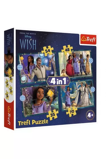 Puzzle 4w1 - Marzenia si� spe�niaj� (35+48+54+70 el.) Trefl