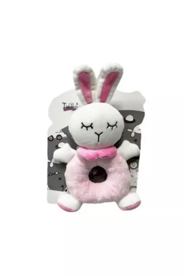 Grzechotka kr�lik r�owy 18cm Tulilo