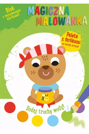 Magiczna malowanka z farbkami. Mi�