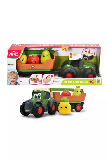 ABC Owocowy traktor z przyczep� 30cm Simba