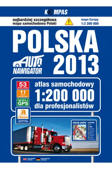 Atlas samochodowy Polska dla profesjonalist�w 1:200 000