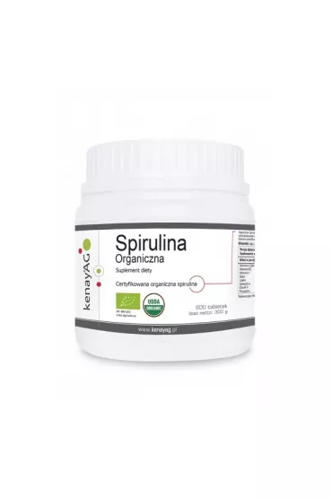 Kenay Organiczna Spirulina Suplement diety 600 tab.