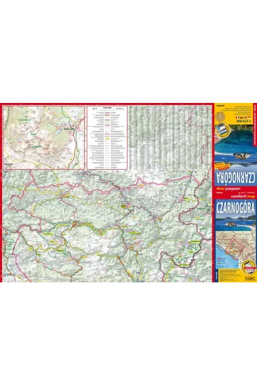 Czarnog�ra mapa samochodowo turystyczna 1:275 000 laminat 2024
