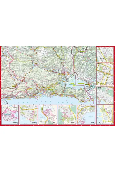 Czarnog�ra mapa samochodowo turystyczna 1:275 000 laminat 2024