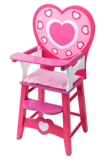 Drewniane krzes�o do karmienia lalek * Dolls World