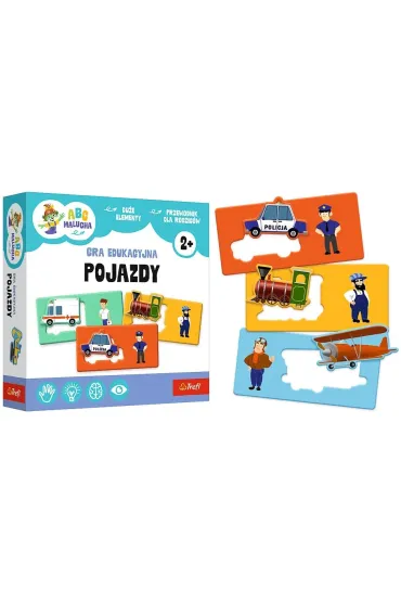 Gra pojazdy abc malucha 02907 Trefl