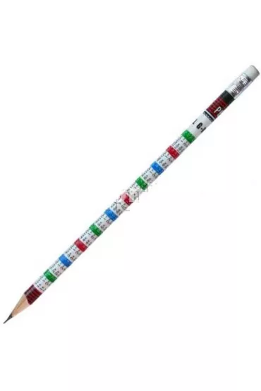 Titanum O��wek z gumk� HB tabliczka mno�enia 12 szt.
