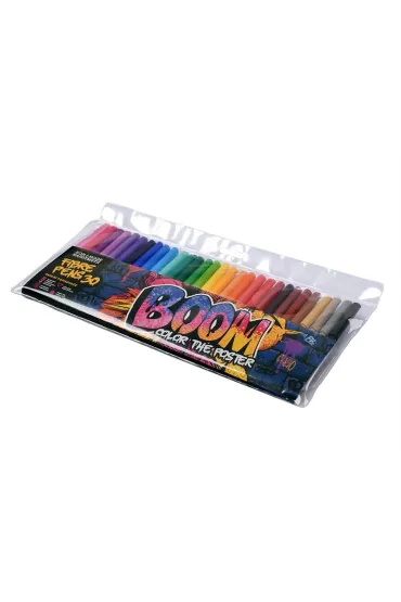 Koh-I-Noor Flamastry BOOM 30 kolor�w
