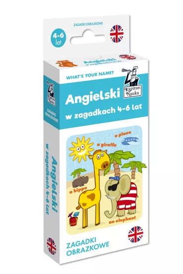 Angielski 4-6 lat. Zagadki obrazkowe. Kapitan Nauka - Filip  Depa, Magdalena Bogusz
