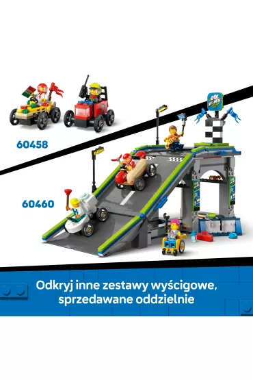 LEGO City Zestaw wy�cig�wek: samolot kontra ��ko szpitalne 60459