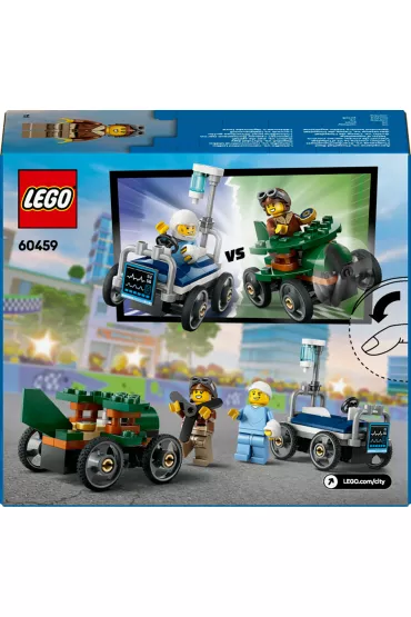 LEGO City Zestaw wy�cig�wek: samolot kontra ��ko szpitalne 60459