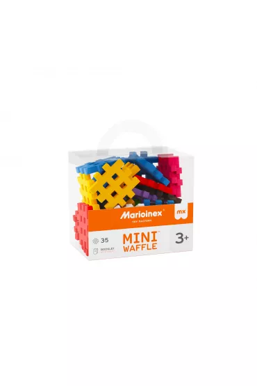 Klocki konstrukcyjne Mini Waffle 35 element�w MARIOINEX 902110
