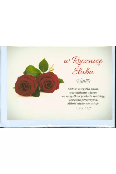 Kartka W Rocznic� �lubu. Mi�o�� wszystko znosi - Edyta Bogulak