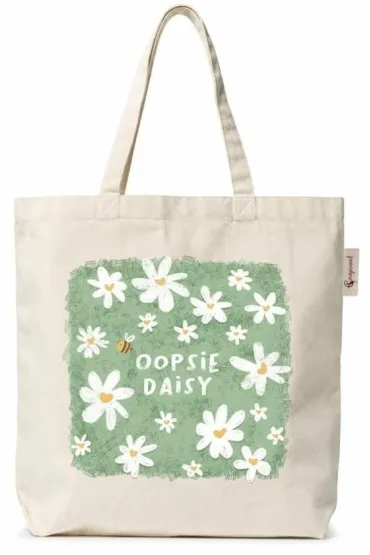 Cozywood Torba bawe�niana na zakupy. Oopsie daisy Pszcz�ka