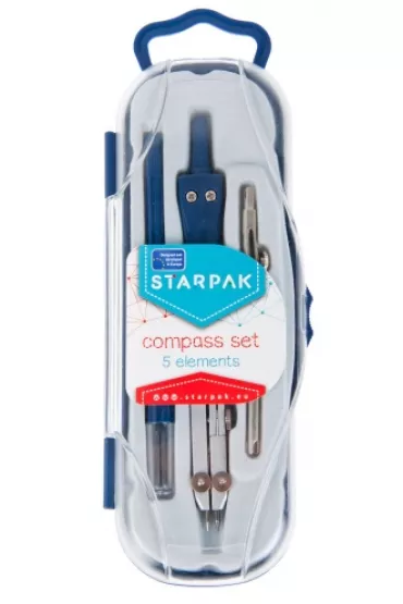 Starpak Cyrkiel metalowy 5 element�w
