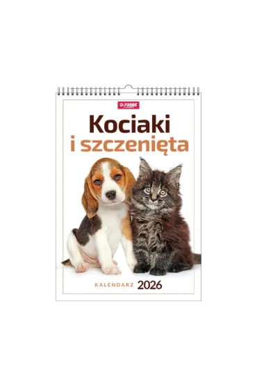 Opress Kalendarz 2026 A3 wieloplanszowy Kociaki i szczeni�ta