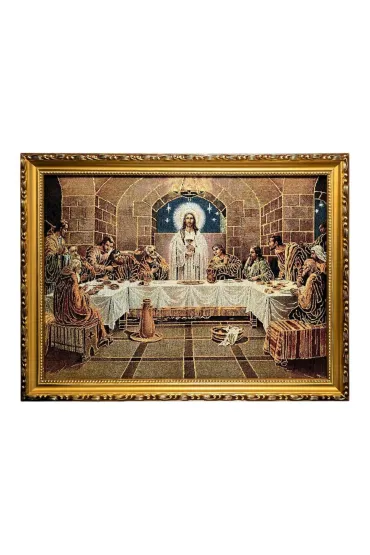 Obraz Haftowany Ostatnia Wieczerza 32x42cm