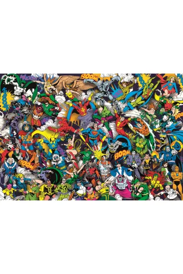 Puzzle 1000 el. Compact Dc Comics Justice League Clementoni