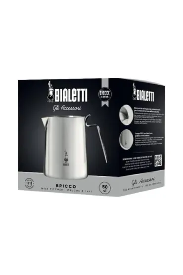 Bialetti Dzbanek do mleka Srebrny 500 ml