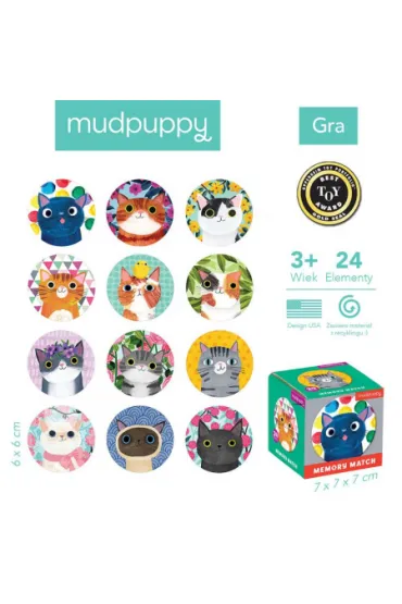 Gra Mini Memory Koty Mudpuppy